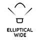 Elliptical Wide Horizontal
