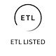 ETL Certified for Wet Locations