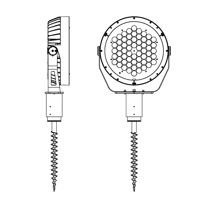 Ground Mounting Stake1092